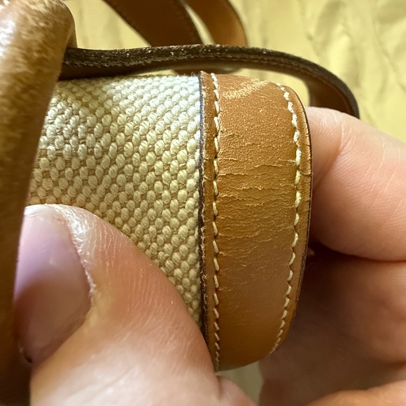 Hermes Barenia Toile With Horse Bit Buckle - Picture 8 of 16